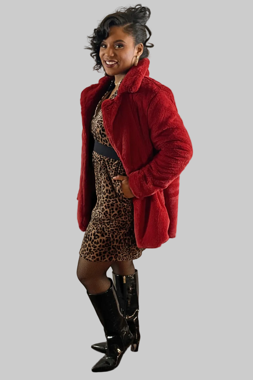 Retro Red Coat