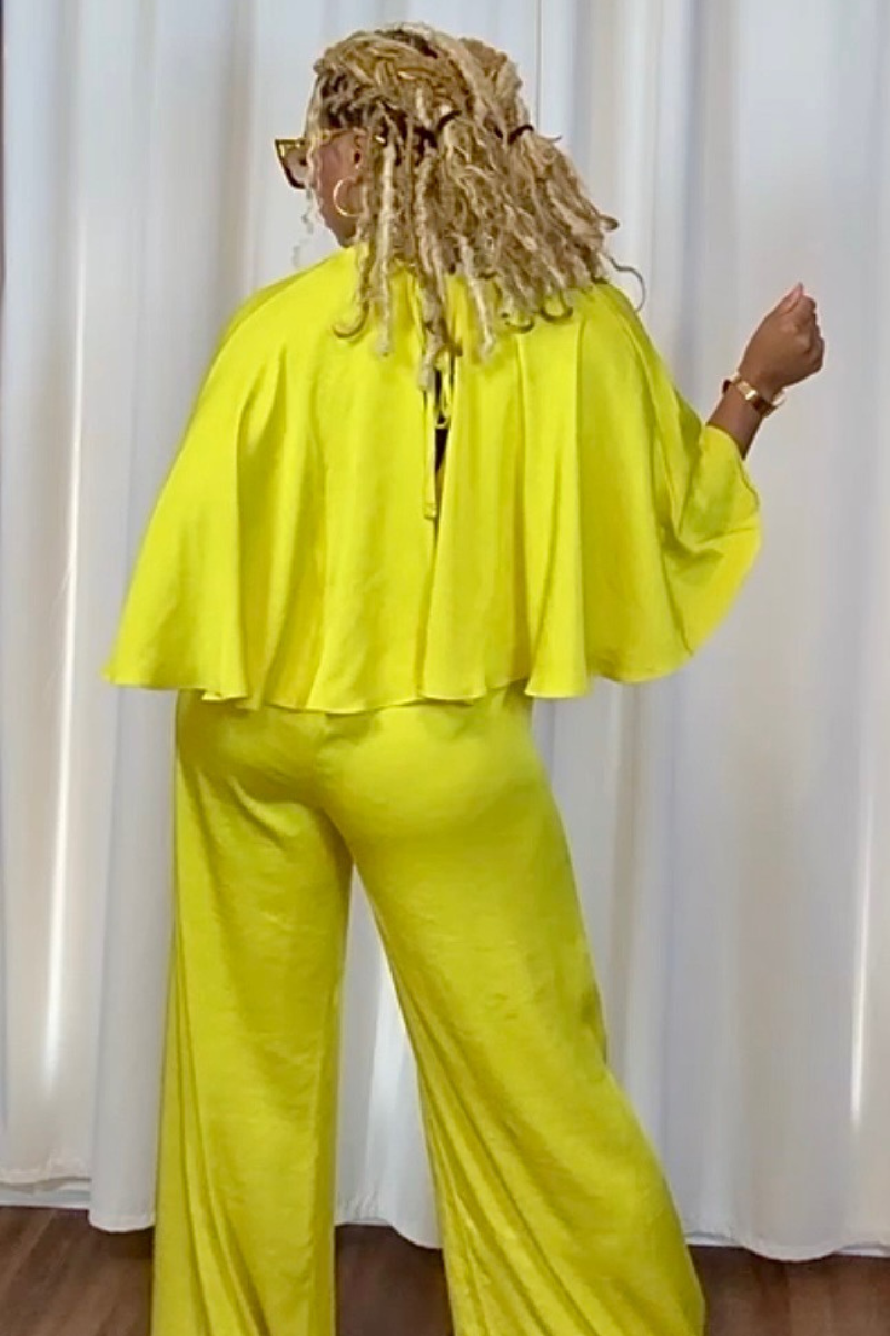 "A Taste Of Chartreuse" Jumpsuit