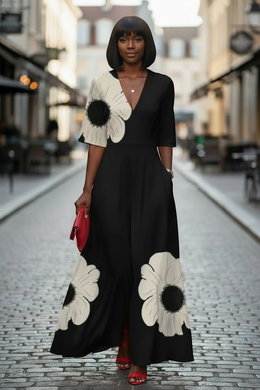 Floral Elegance Maxi