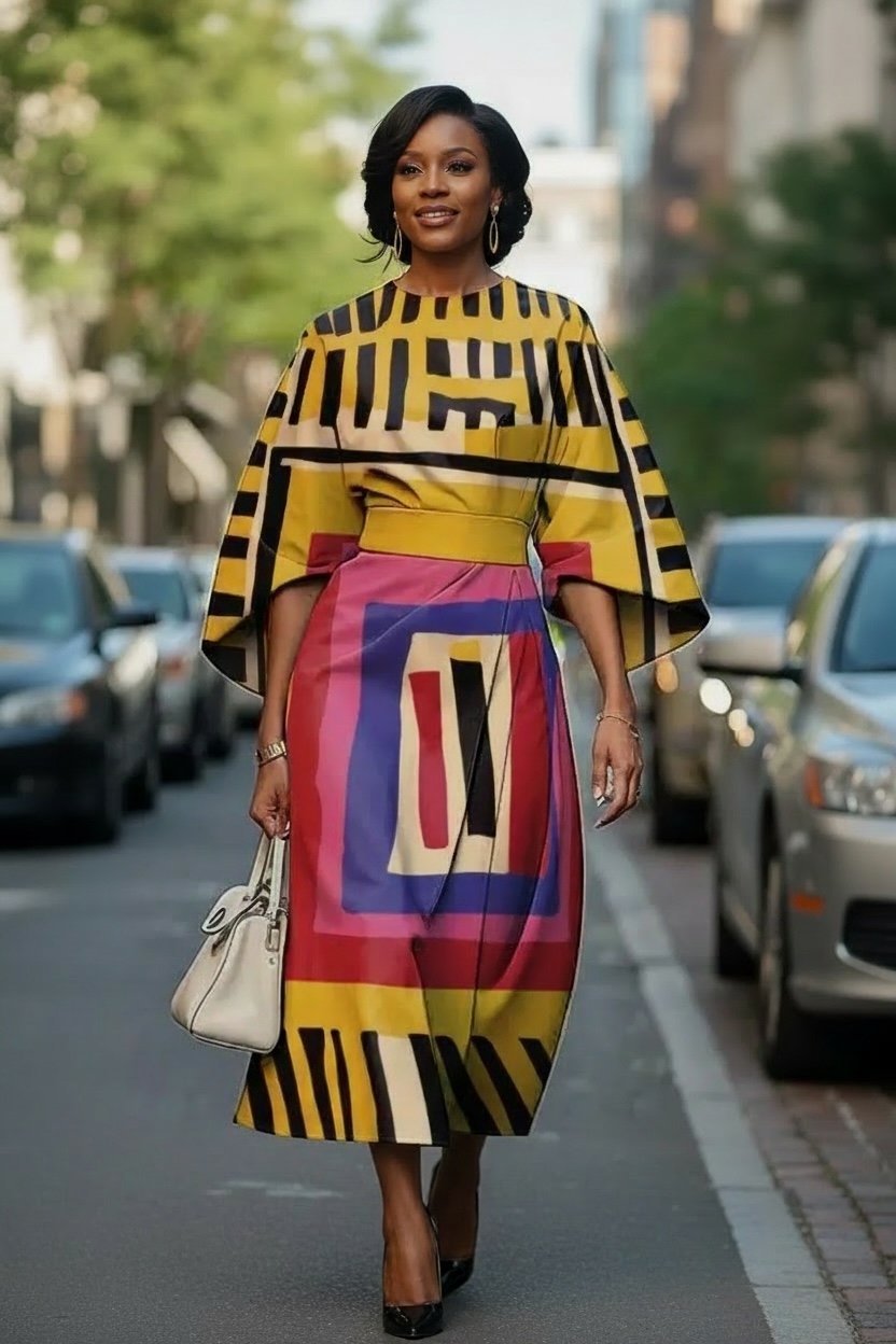 Spring Radiance Midi Dress