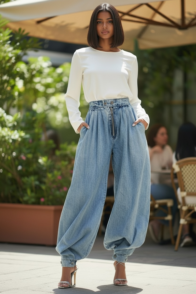 High Waisted Denim Delight