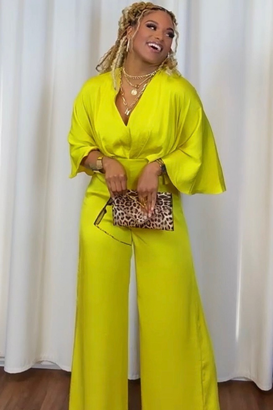 "A Taste Of Chartreuse" Jumpsuit