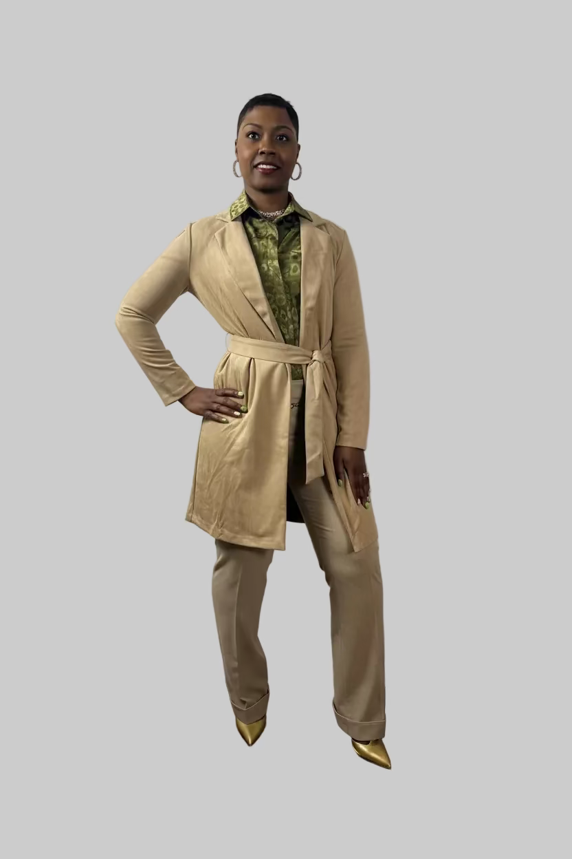 Luxe Suede Light Coat