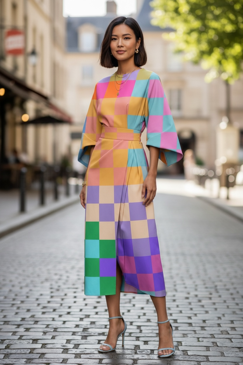 Spring Radiance Midi Dress